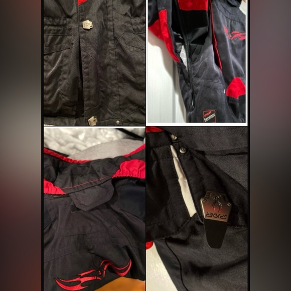 Vintage Spider Dermizax
Jacket Men's size S Black and Red with zip hood - Picture 14 of 17